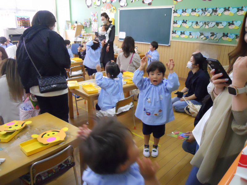 ぱんだ・うさぎ・こあら♪上手に歌えたね。